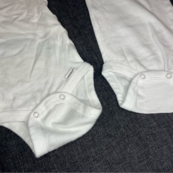 Plain White Baby Onesies Bundle 3 - Picture 3 of 16